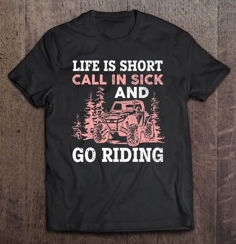 

Футболка мужская с коротким вызовом из аниме Life Is, Sxs, Utv, 4 колеса