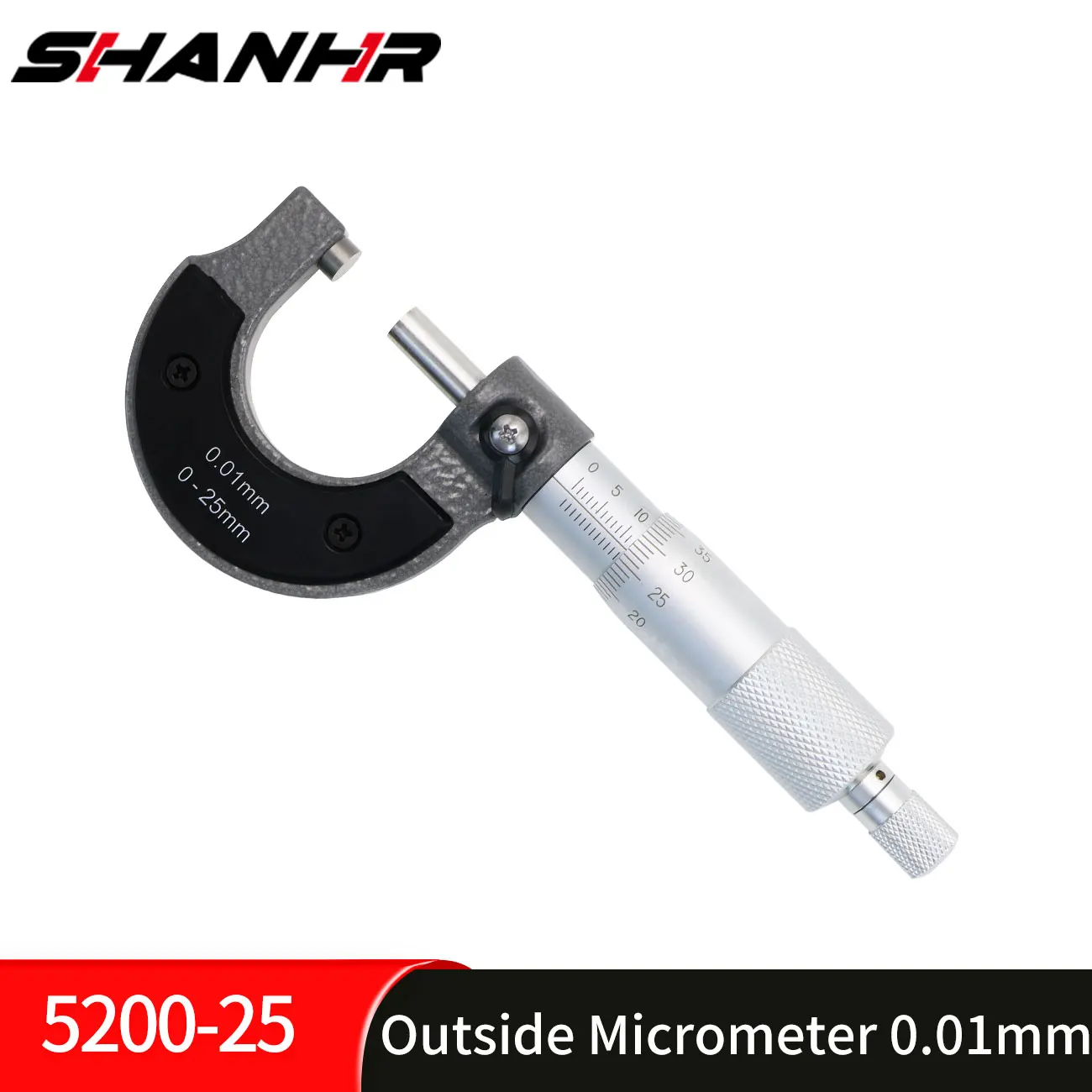 

SHANHR 0-1 "0-25 мм внешний микрометр прецизионный штангенциркуль микрометр инструмент машиниста
