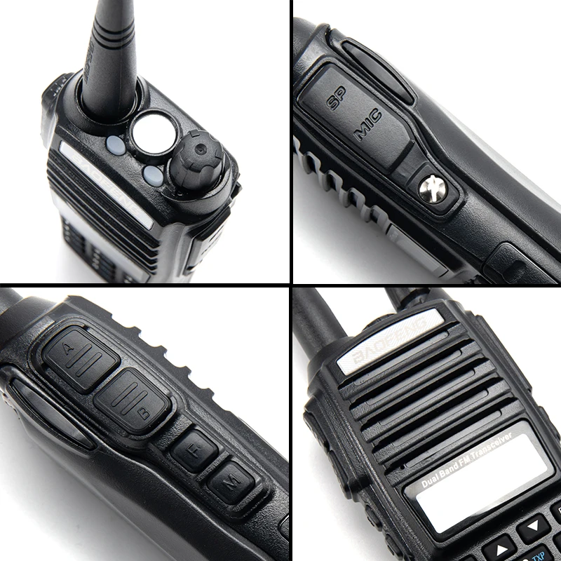 baofeng uv 82 5w walkie talkie vhfuhf dual band 136 174400 520mhz 10 km uv 82 hp for hunting camping trucker free global shipping