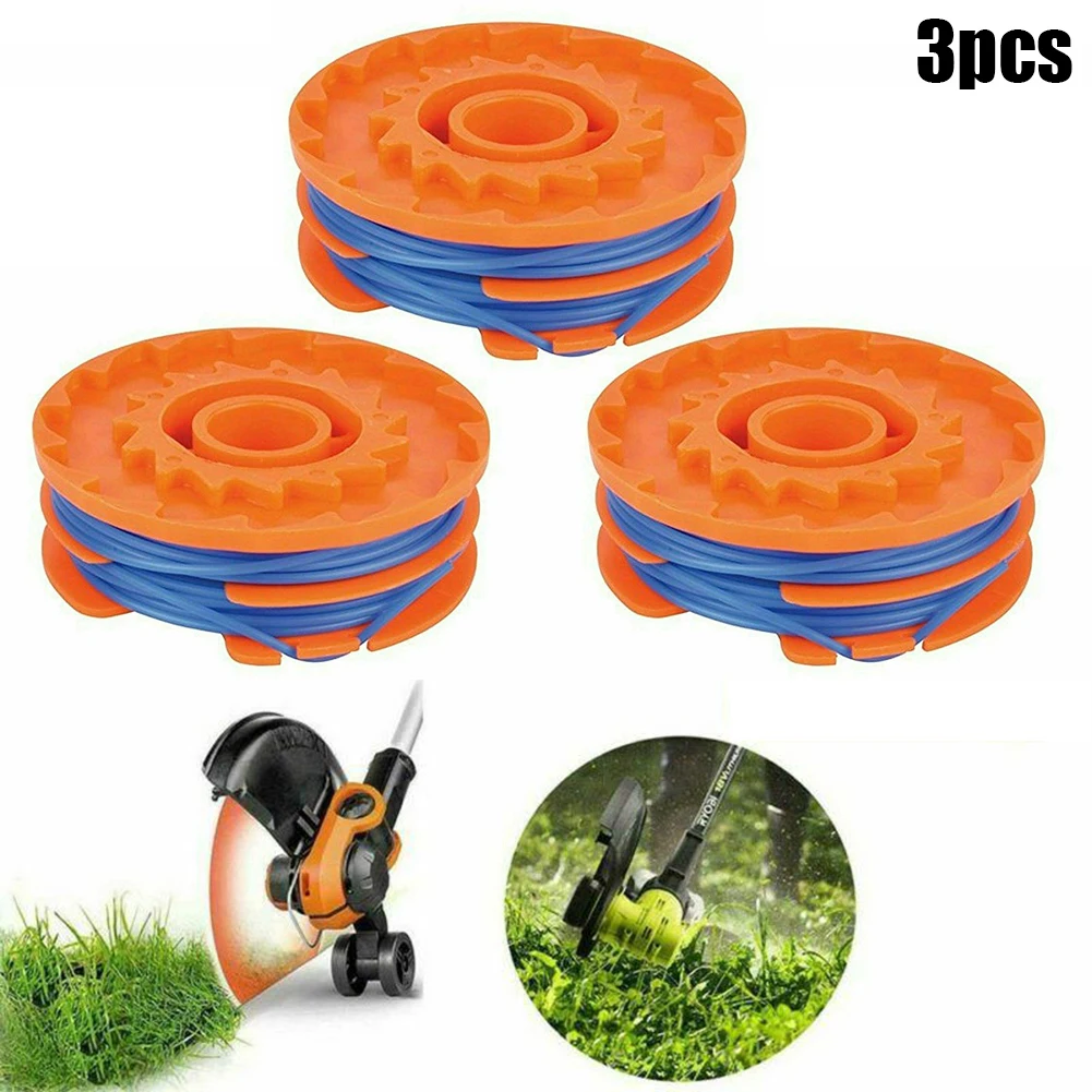 

3x Spool For Qualcast GT25 GGT350A1 350w (245416) GGT3503 (610629) Strimmer Lawn Mower Spare Blade Garden Replacement Tool
