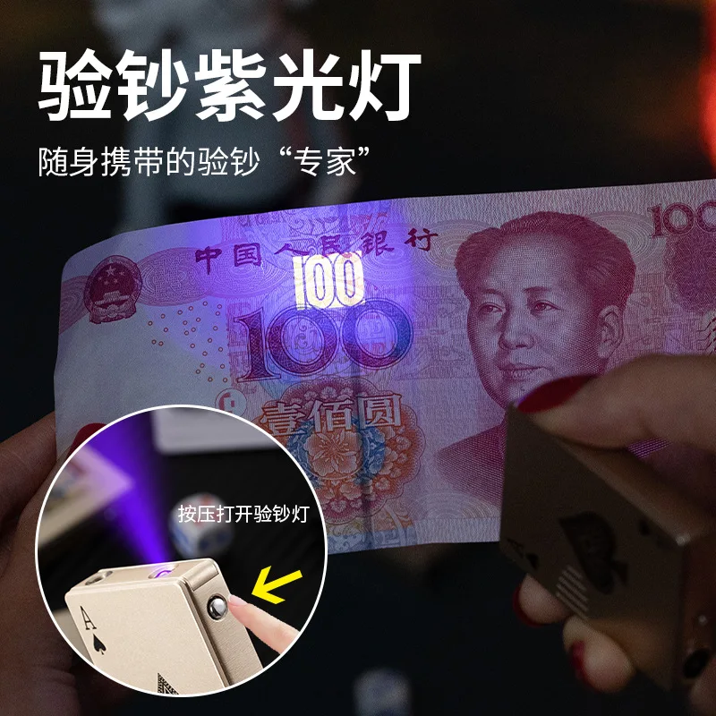 Новинка креативная Бутановая газовая зажигалка из металлического цинкового