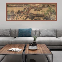 1000 puzzles for aults qingming riverside map china ancient famous painting friend top quality paper jigsaw games festival gift