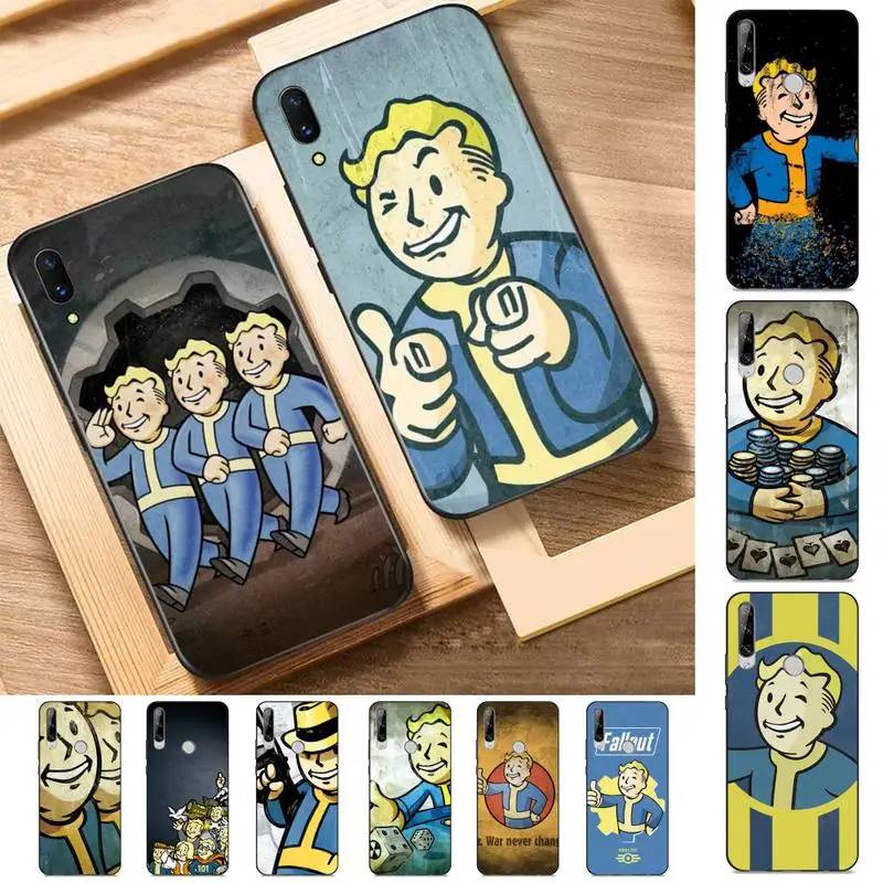 

Fallout Shelter Phone Case for Huawei Y 6 9 7 5 8s prime 2019 2018 enjoy 7 plus