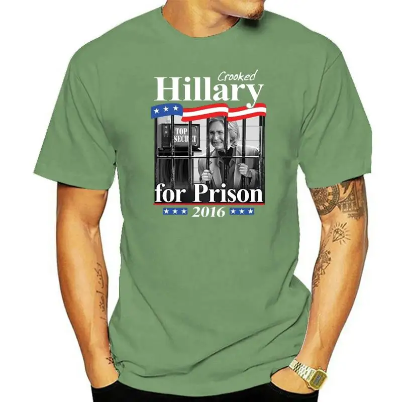 мужская футболка Hillary for Prison Футболка