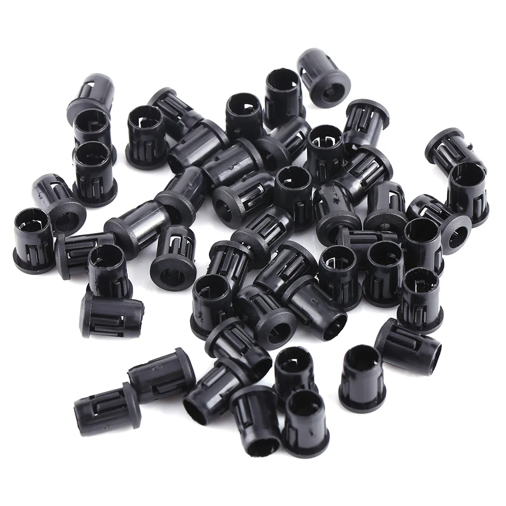 

5mm 50Pcs LED Lamp Socket Diode Holder Plastic Black Clip Bezel Mount Practical Diode Holder