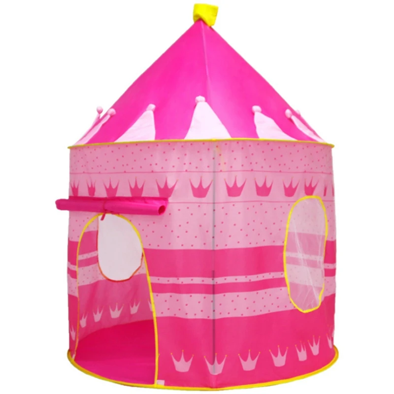 

Play Tent Foldable Prince Children Boy Cubby Play House Outdoor Castle