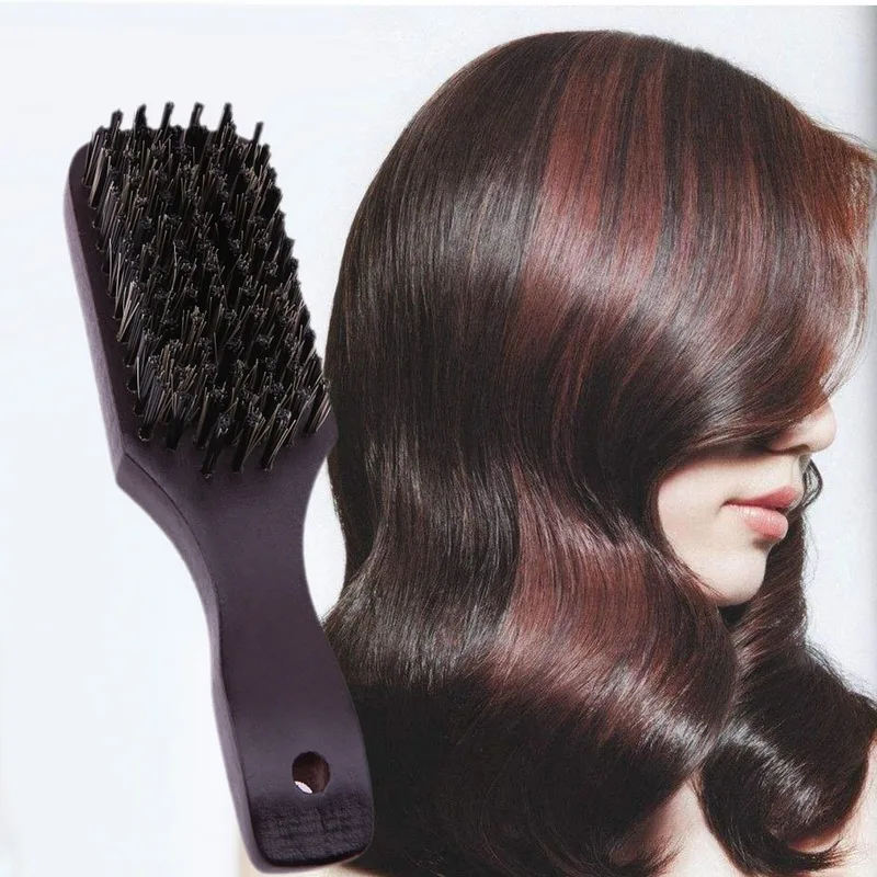 

Barber Wood Handle Hairdressing Soft Hair Cleaning Brush Retro Neck Duster Broken Remove Comb Hair Styling Salon Tools