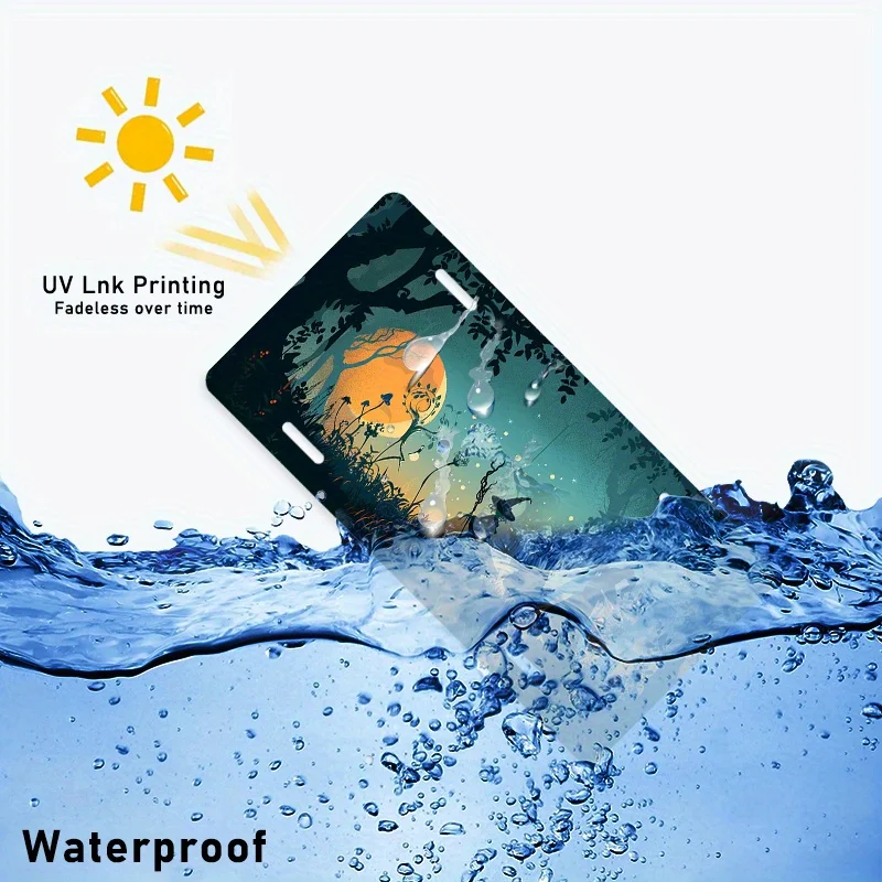 Водонепроницаемая алюминиевая пластина УФ-чернильная печать дизайн страшных