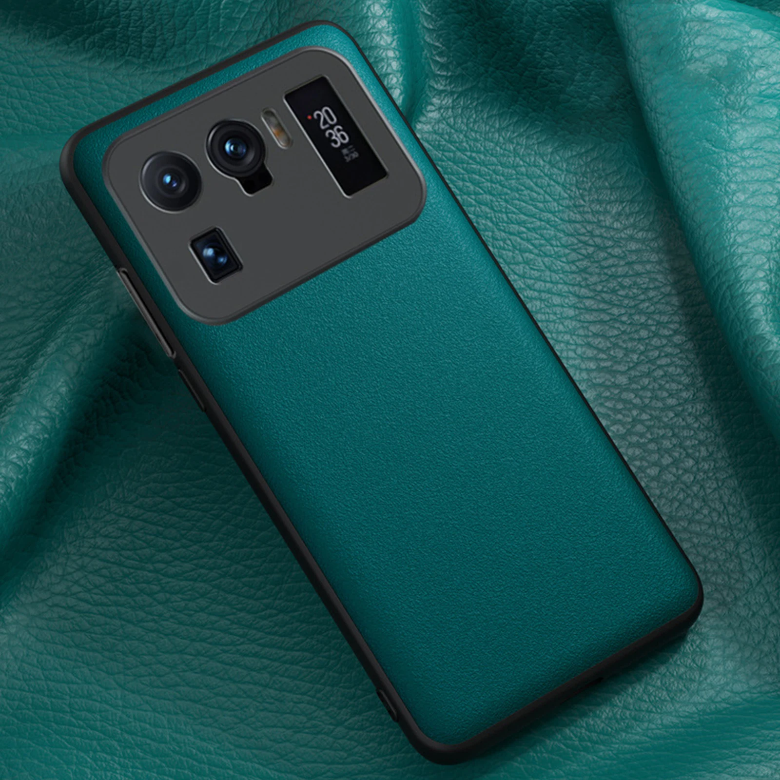 Кожаный чехол для Xiaomi MI 12Pro Ultra 12 Series простой роскошный полноразмерный Мягкий ТПУ +
