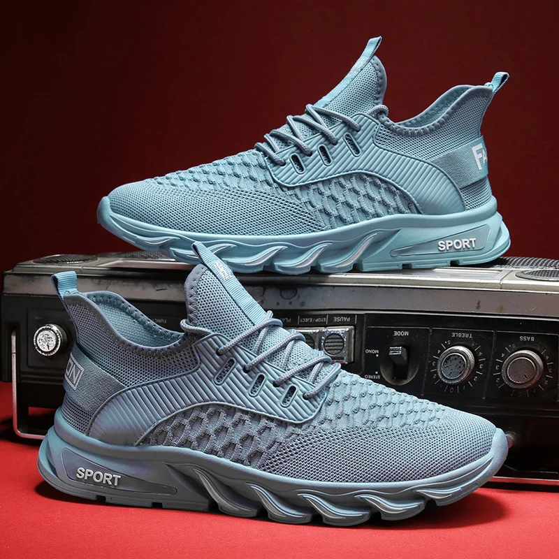 2022 New Ultralight Men Sneakers Unisex Mesh Breathable Walking Casual Shoes Big Size Comfortable Men and Women Couple Shoes