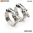 Силиконовая муфта для шланга 2,0 дюйма (54-62 мм), Т-образный болт, супер зажим, комплект EP-KG54