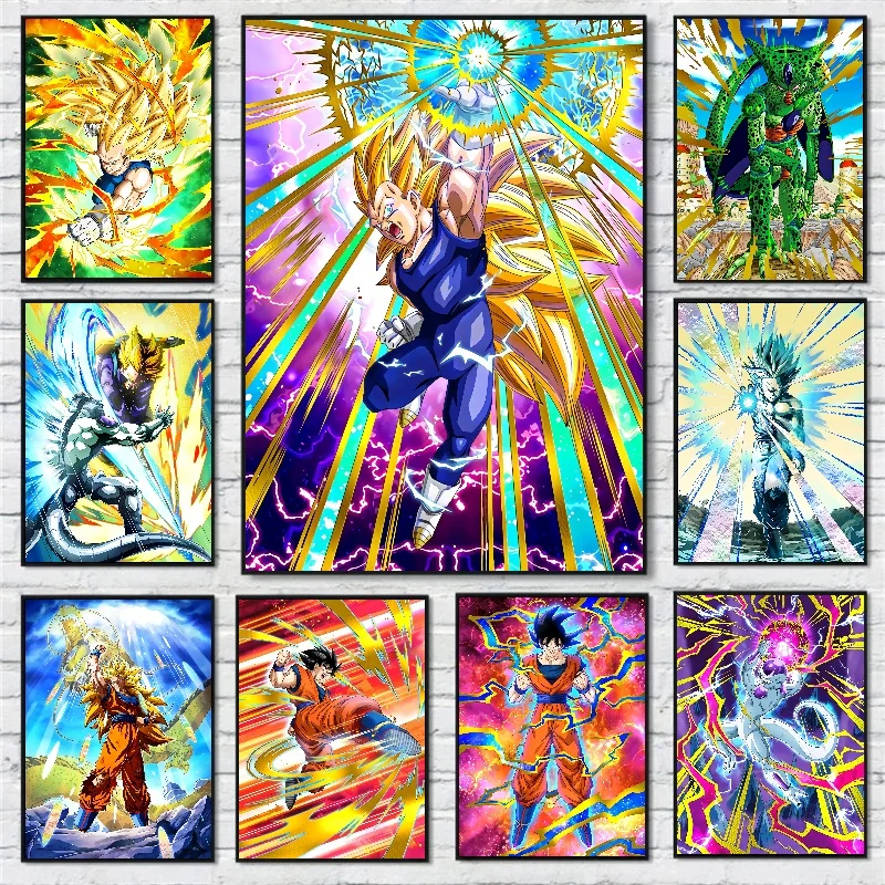 

Japanese Anime Dragon Ball Canvas Painting Cartoon Figures Goku Black Posters Mural Pictures Home Wall Art Decor Gifts Cuadros