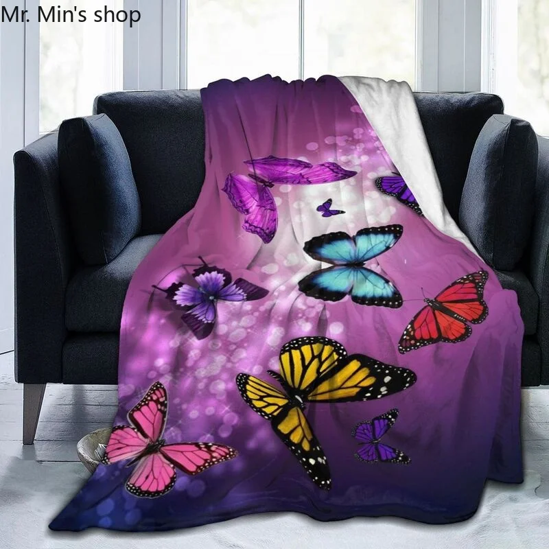 Красивое искусственное фланелевое одеяло модные супер теплые одеяла для