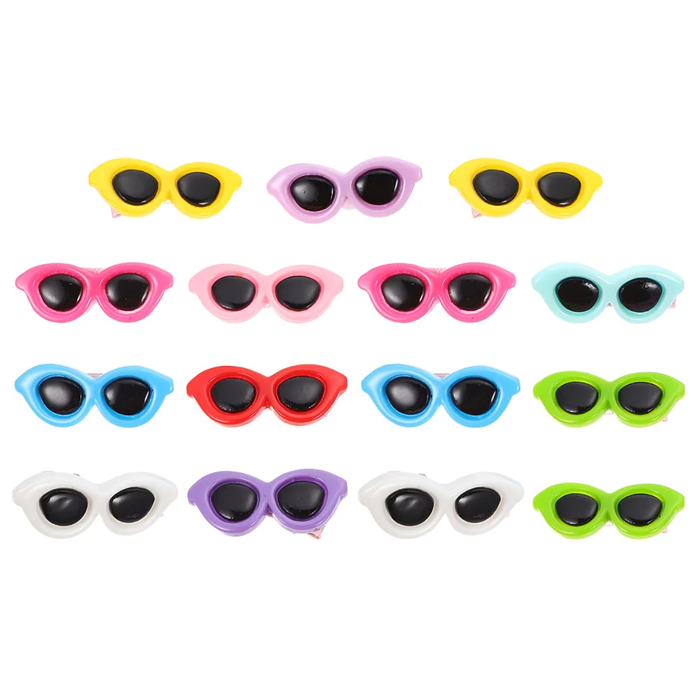 

15Pcs Dog Hair Clips Party Pet Headdress Lovely Hair Clips for Pets Exquisite Pet Photo Props