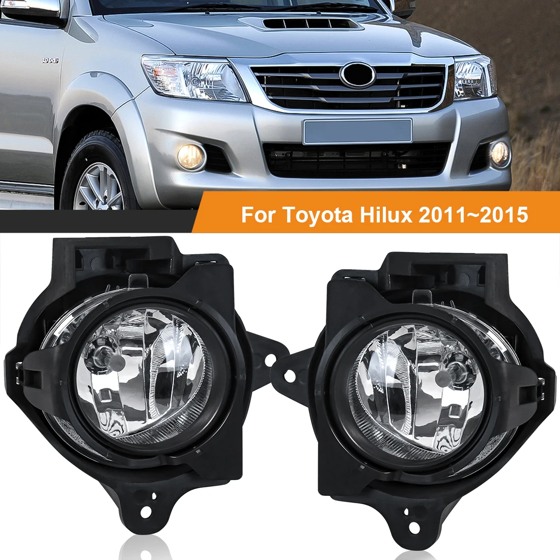 Светодиодные противотуманные фары в сборе для Toyota Hilux Vigo MK7 2011 2012 2013 2014 2015