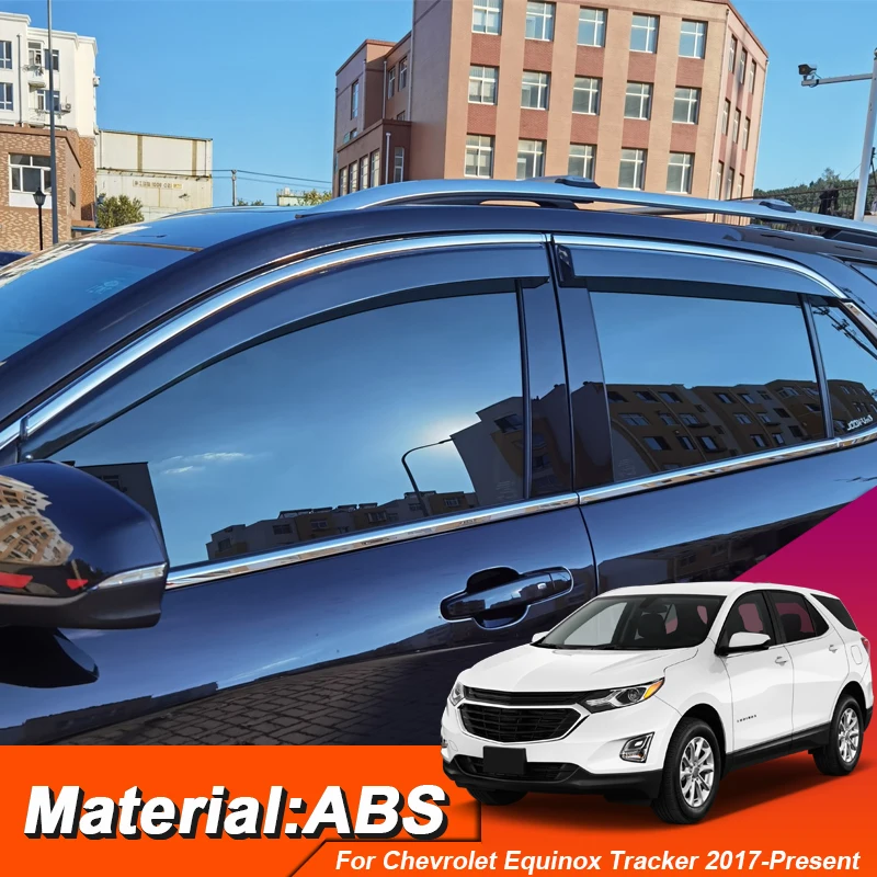 

Car Windows Awnings Shelters 4PCS For Chevrolet Trailblazer Captiva Trax Blazer Equinox Tracker Visor Rain Sun Guard Accessories