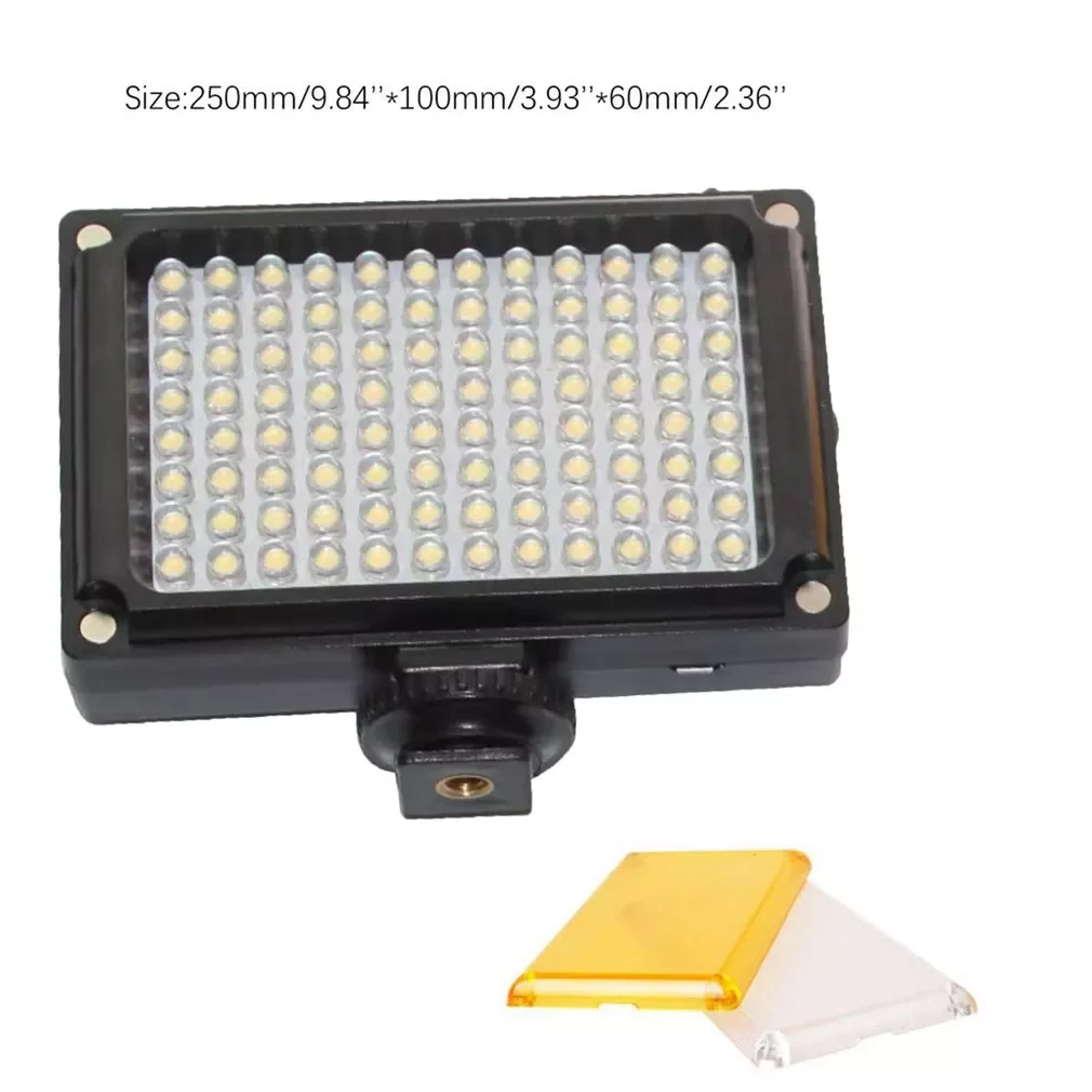 

new 96LED Video DVFT-96LED Rechargable LED Video Light Lamp Studio Photo Wedding Party Fill-in Light for DSLR Camera R25 ACEHE