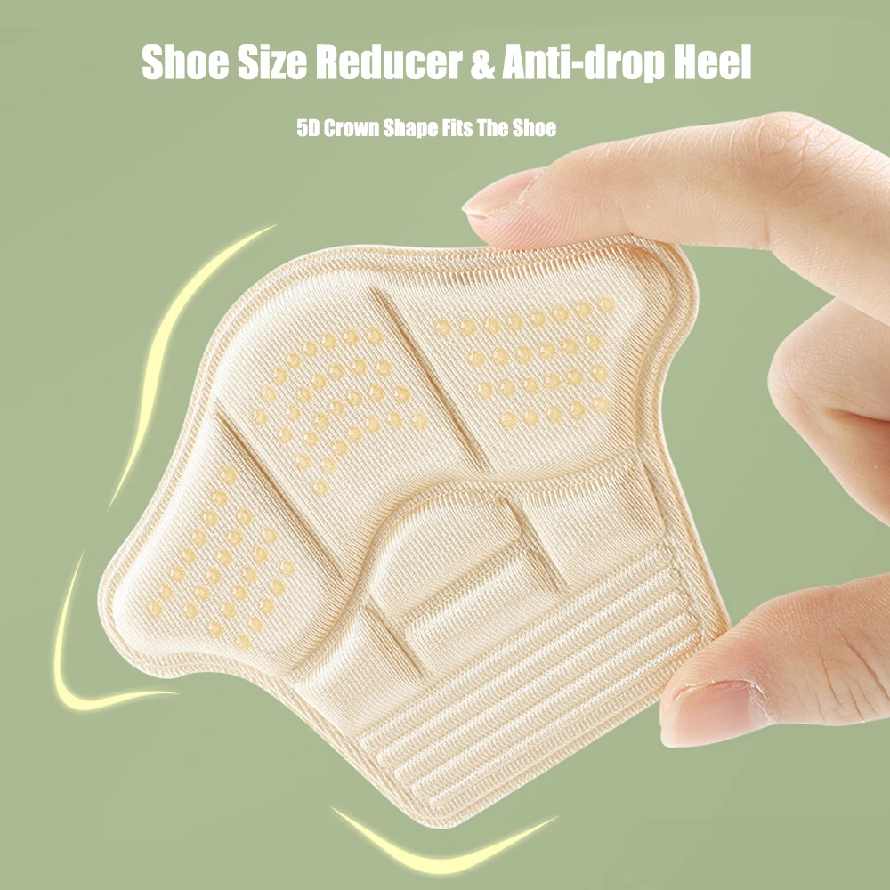 Sport Shoe Stickers Heel Pads for Sneakers Women Men Feet Heel Pain Relief Protector Cushion Pads for Reduce Shoes Size Liner