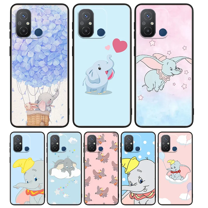 

Pretty Dumbo Phone Case For Xiaomi Redmi K60E K60 K50G K50 K40S K40 K20 S2 6A 6 5A 5 Pro Ultra Black Soft Cover