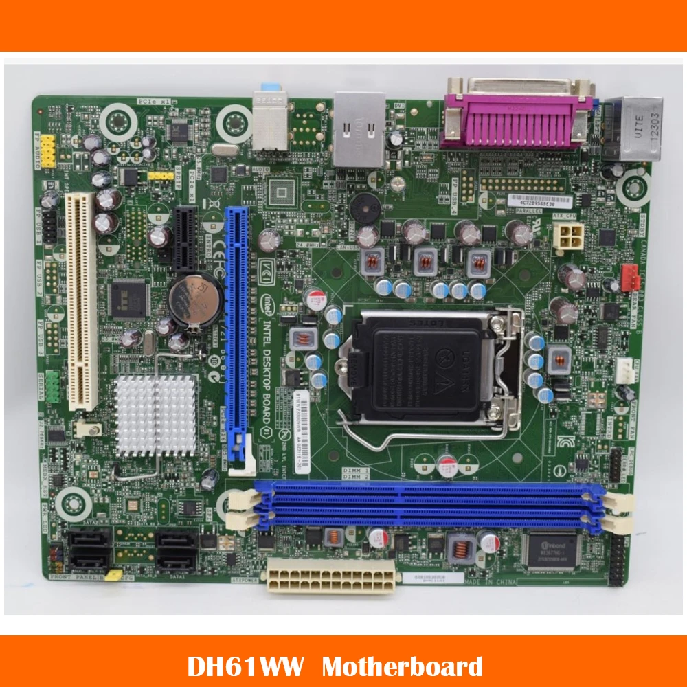 High Quality Desktop Motherboard For Intel DH61WW 1155-pin H61 Integration Supports CPUs Below G550 Fully Tested