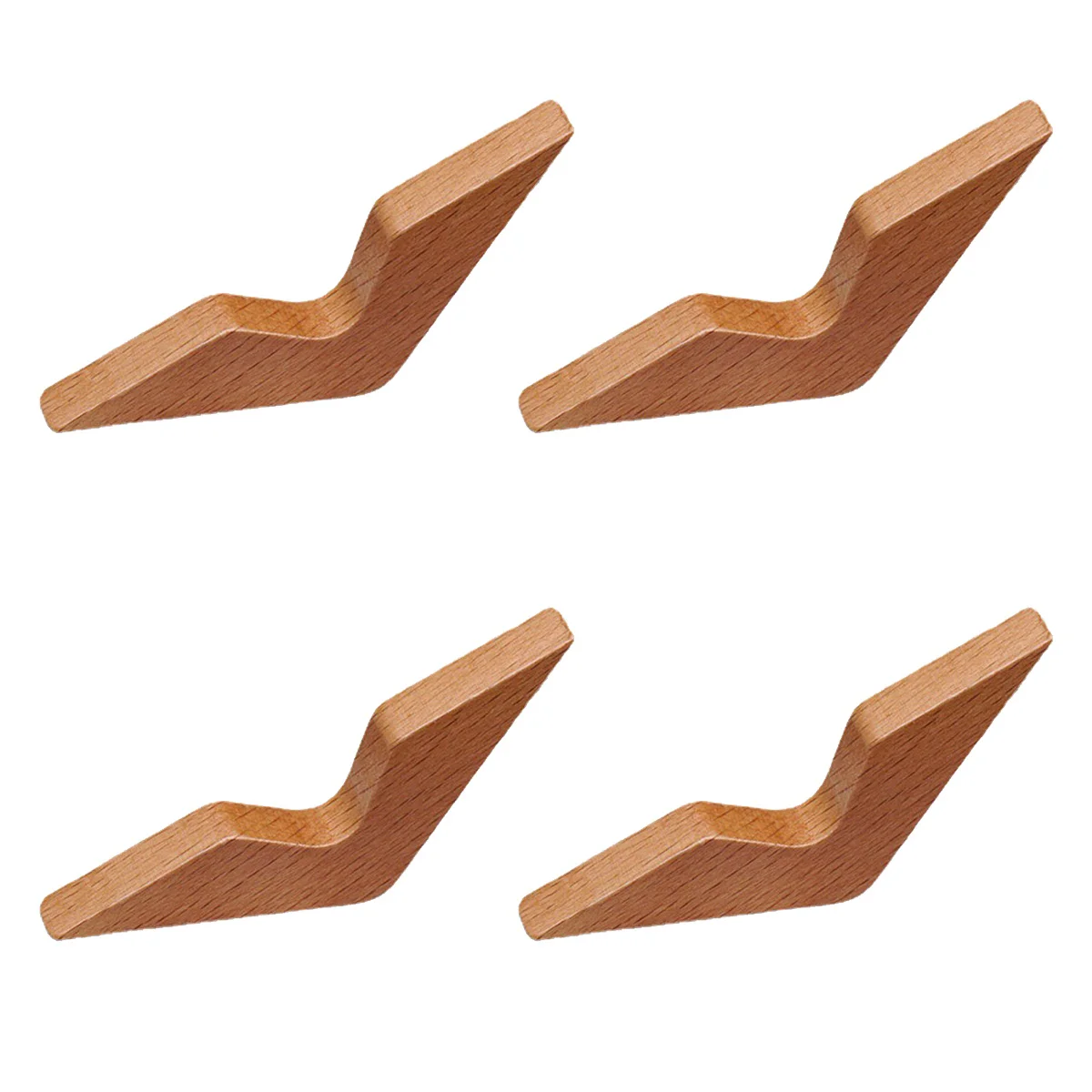 

4pcs Wooden Thumb Book Holder Thumb Bookmarker Finger Reading Accessory