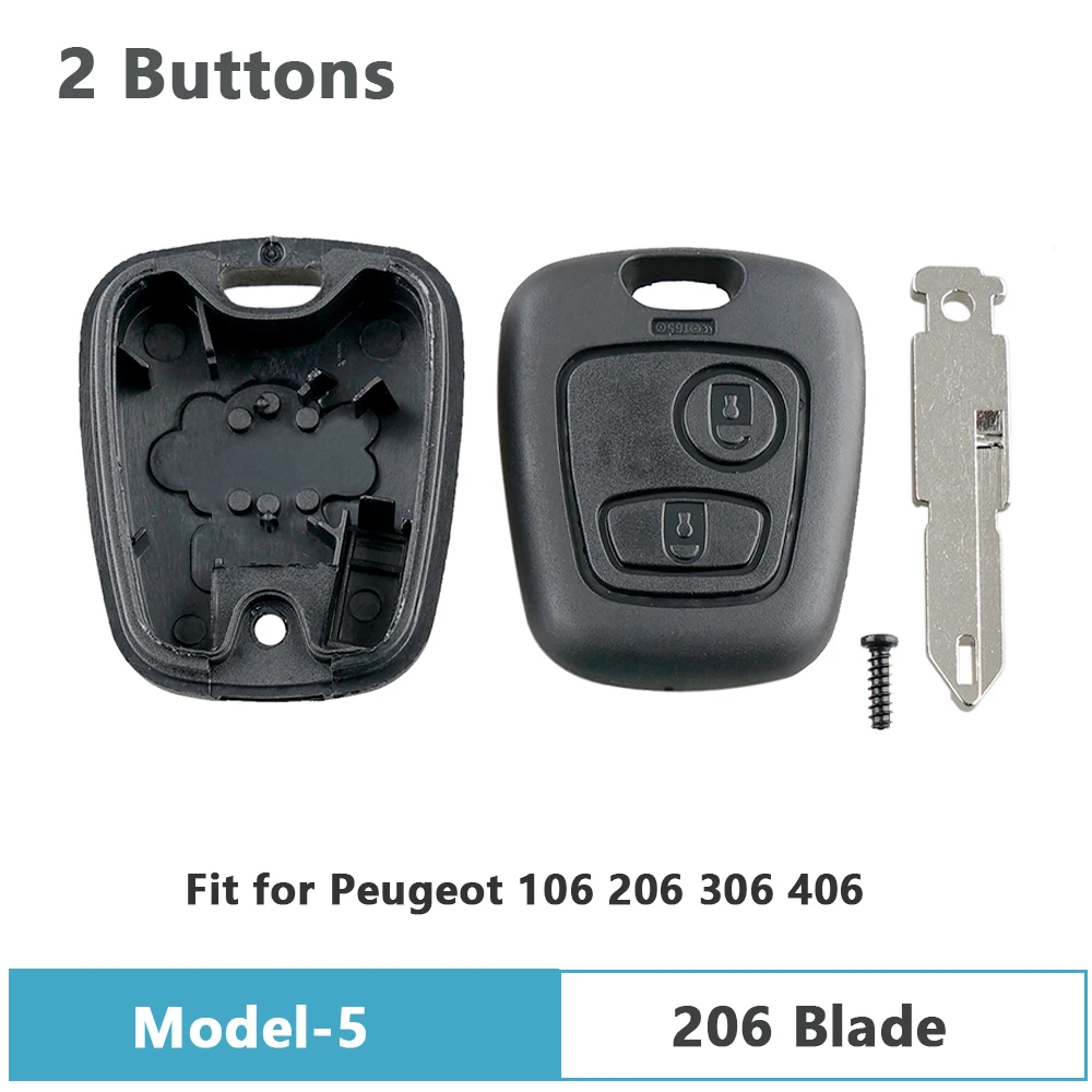 Флейта с 2 кнопками и лезвием 206/307 для Citroen C1 / C2 C3 C4 XSARA Picasso Peugeot 307 107 207 407