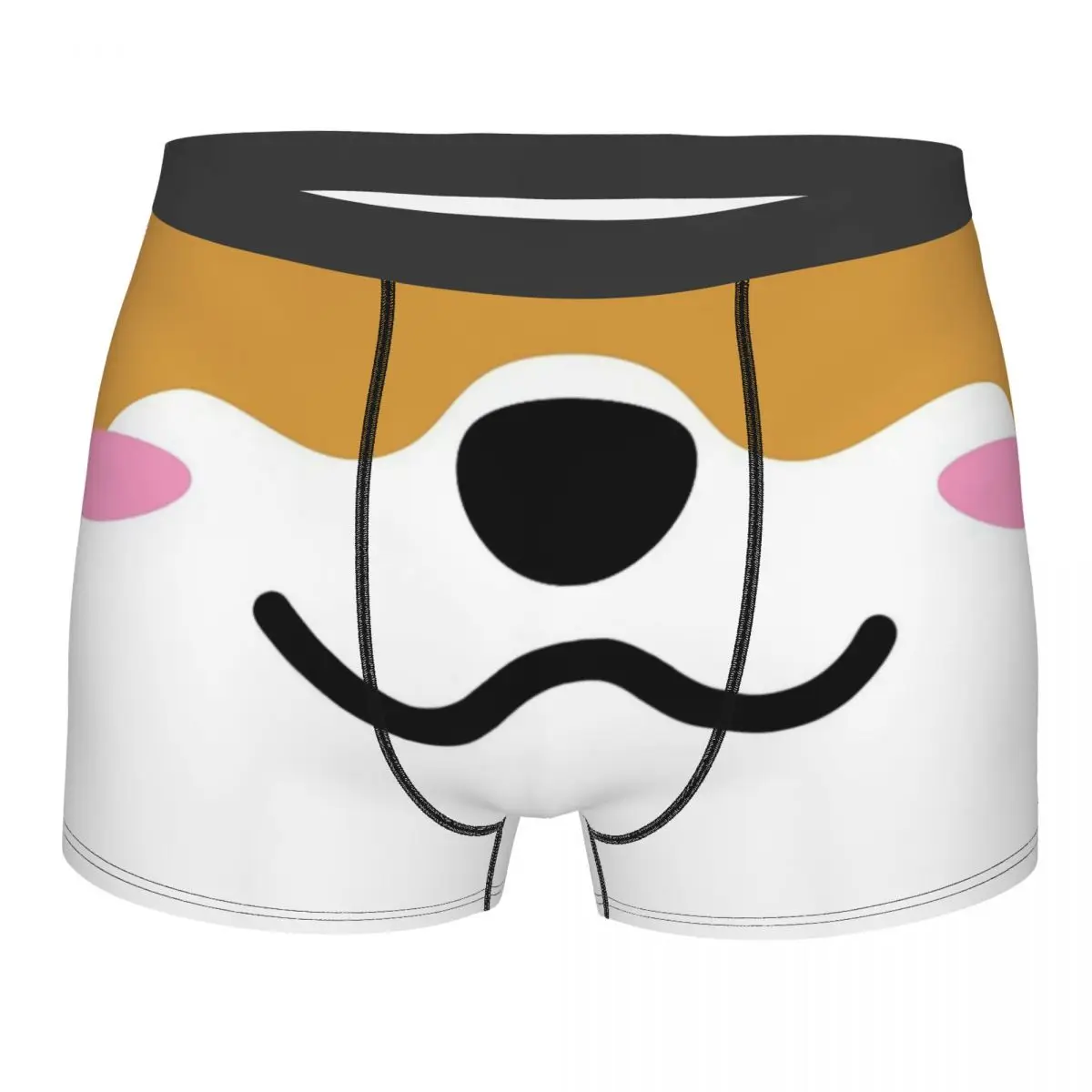 

Novelty Boxer Shiba Inu Dog Shibe Kawaii Cute Doge Shorts Panties Briefs Man Underwear Breathable Underpants for Homme Plus Size