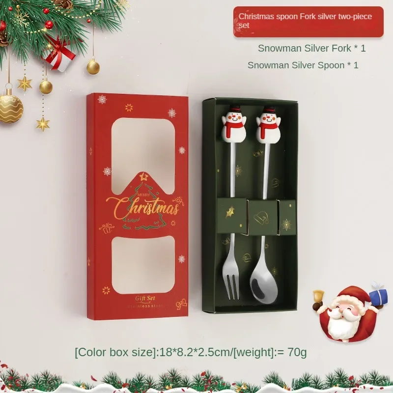 Набор столовых приборов из нержавеющей стали мультяшная фигурка ложка вилка