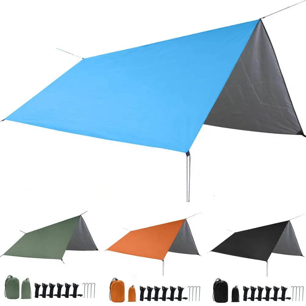 

Camping Tent 1 Set Wraparound Comfortable Touch Tear-resistant Camping Tarp Picnic Mat Camping Supply