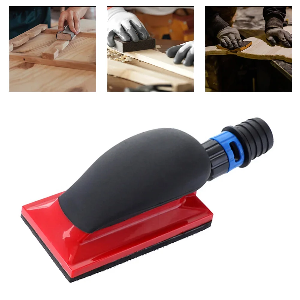 Ручной шлифовальный блок. Держатель вакуумной наждачной бумаги. Шлифовальный