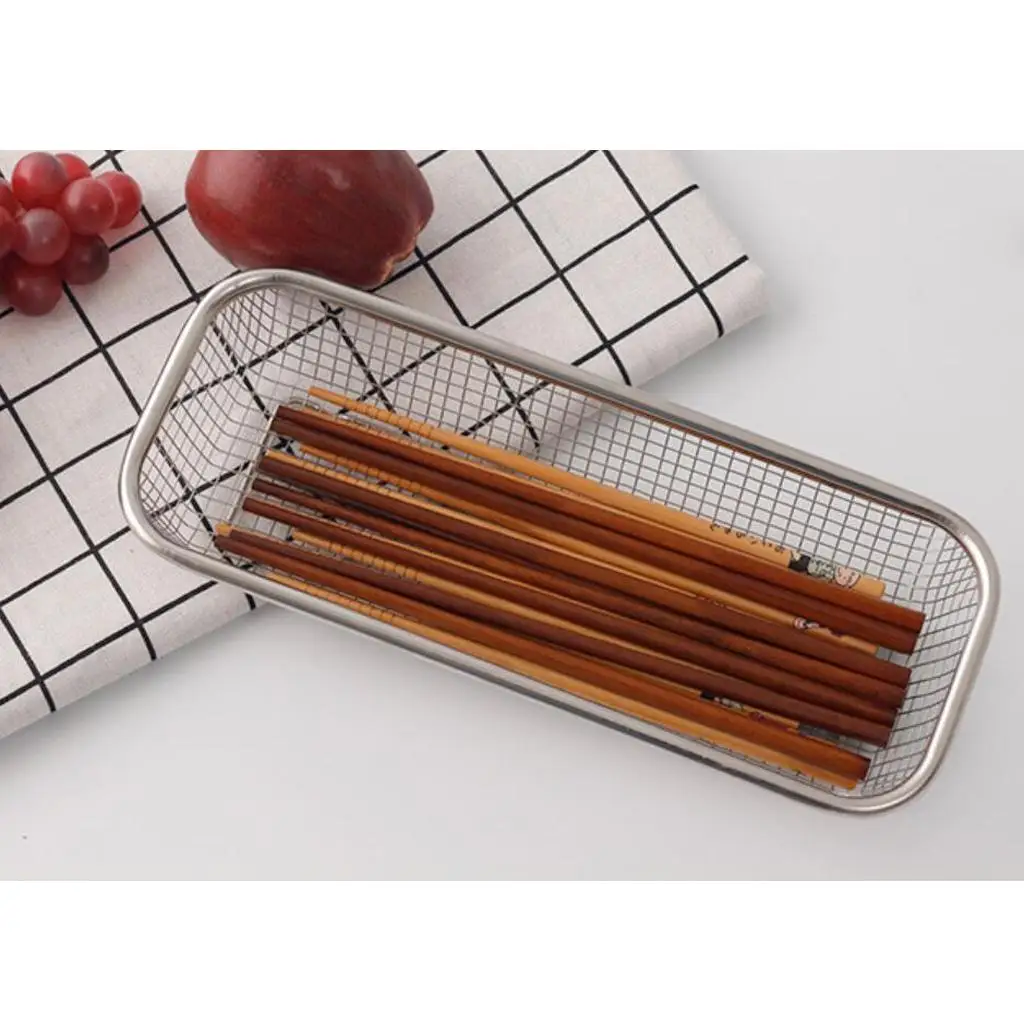 

Mesh Holder Cutlery Cleaner Vegetable Fruit Drain Organizer