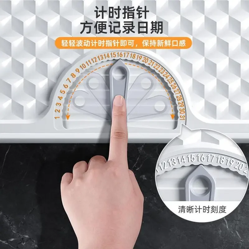 Новый прямоугольный ящик для хранения пельменей большой емкости герметичный