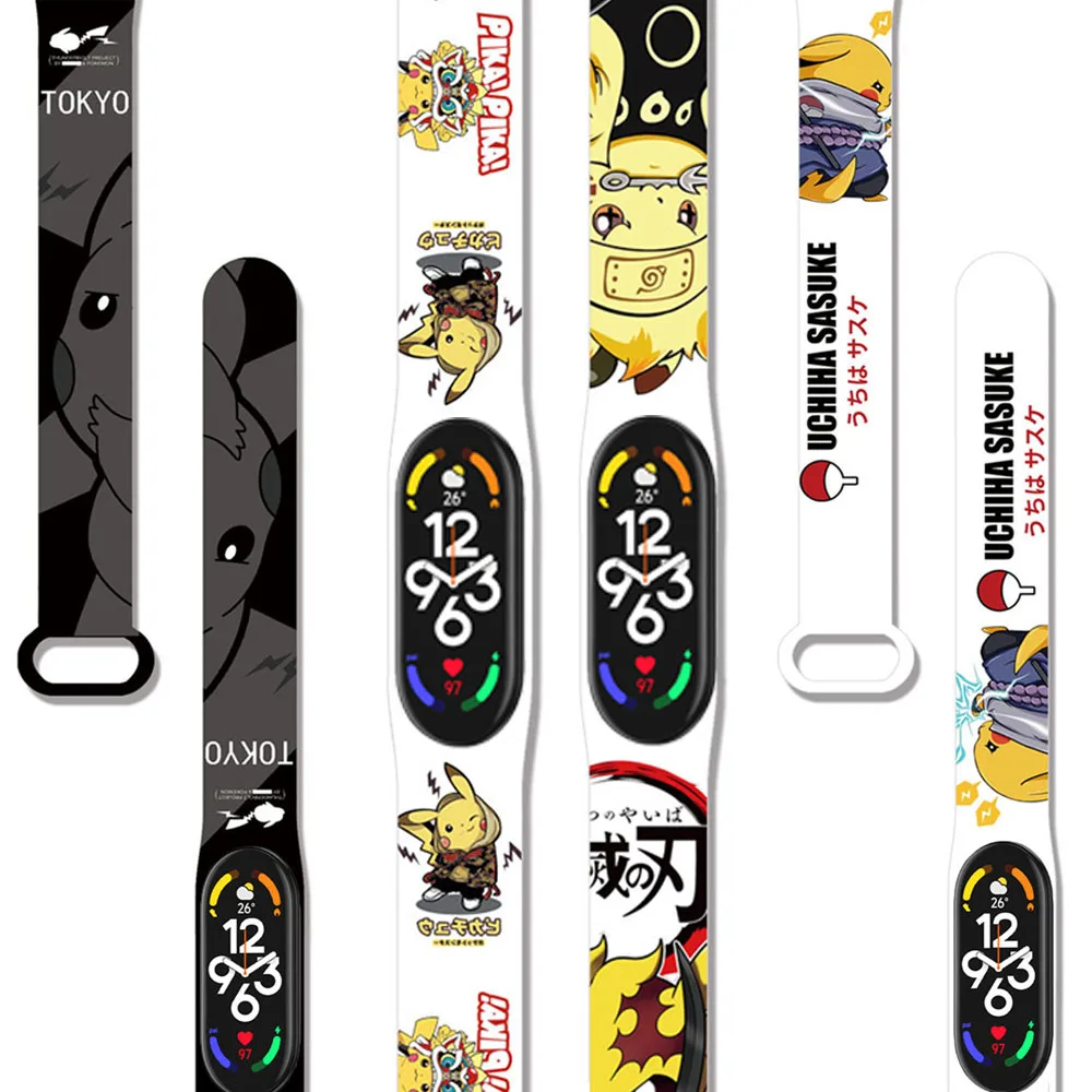 

Anime Pokemon Pikachu Electronic Watch Cute Digital Electronic Clock Waterproof LED Bracelet Wristband Kids Toy Christmas Gift
