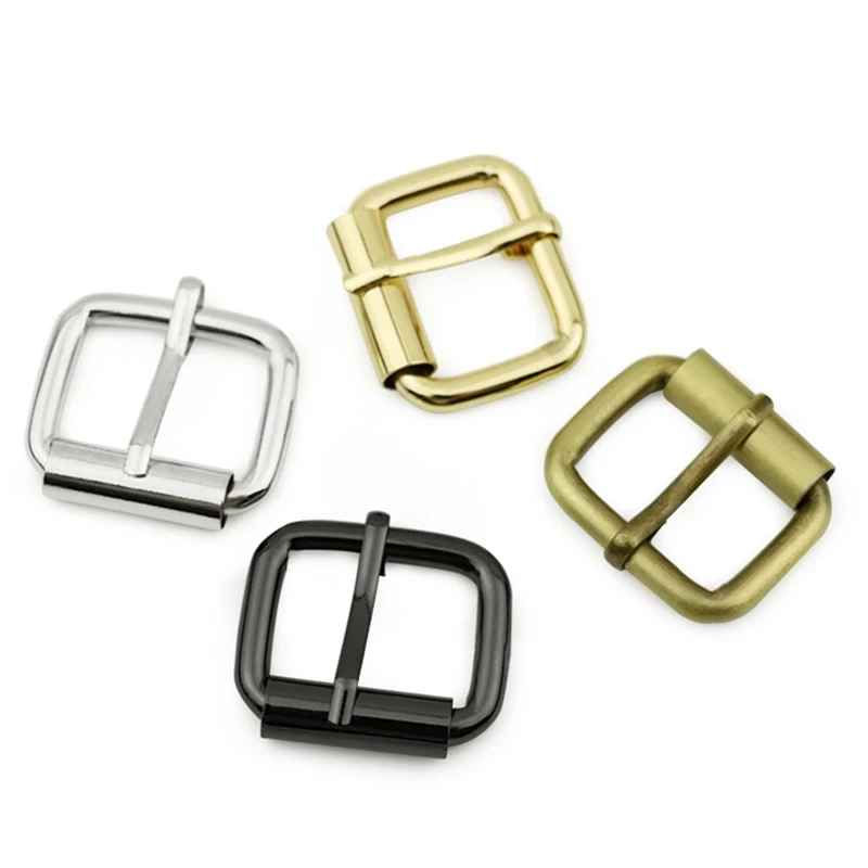 

1PC Web Adjust Roller Pin Buckle Snap Rectangle Ring DIY Metal Heavy Duty Hand Bag Shoe Strap Belt Leather Craft Repair Tool