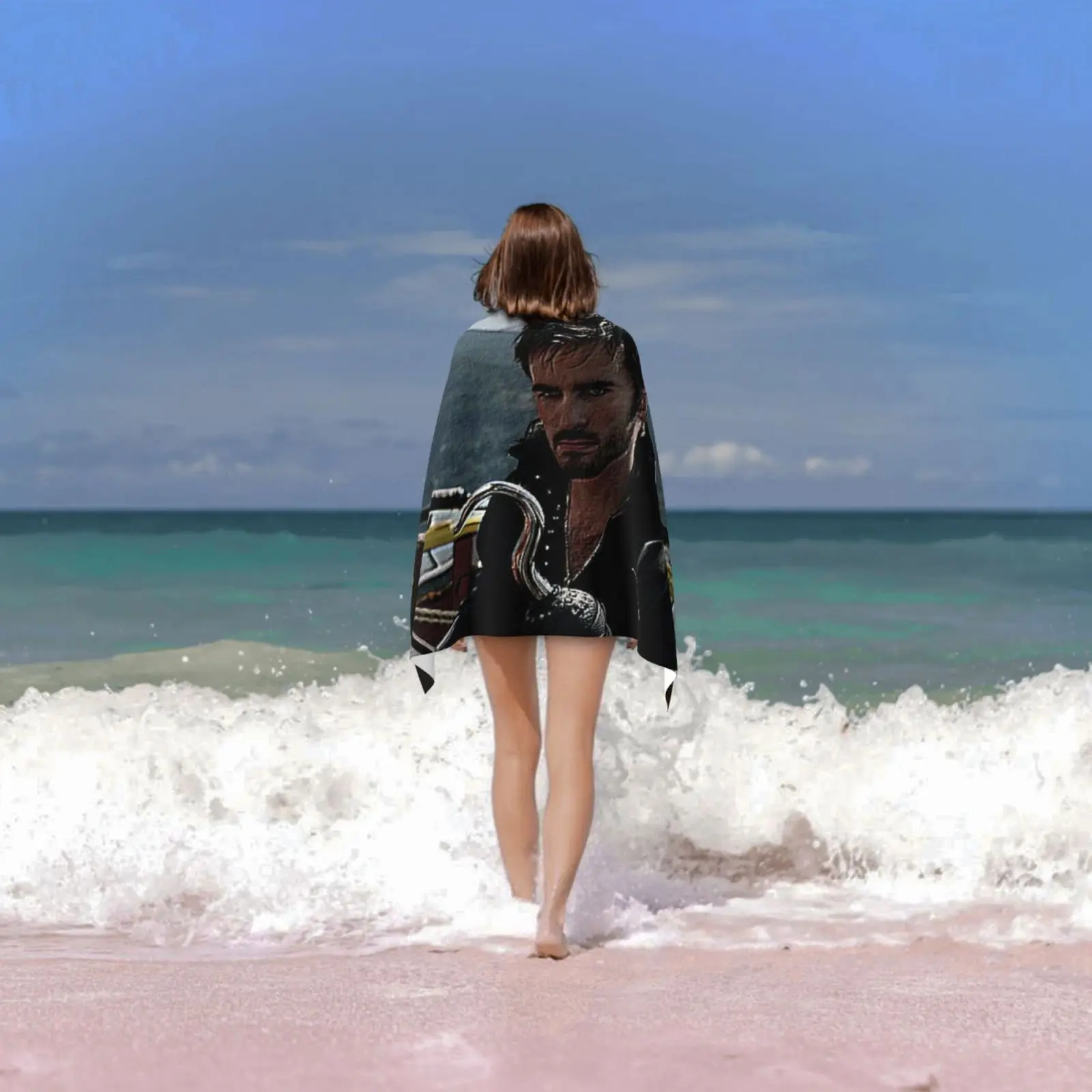 Банное полотенце Капитан крючок Пляжная подушка 147 капитан Киллиан Джонс Колин