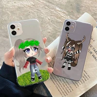 yndfcnb social game gacha life phone case for iphone 11 12 13 mini pro xs max 8 7 6 6s plus x 5s se 2020 xr cover