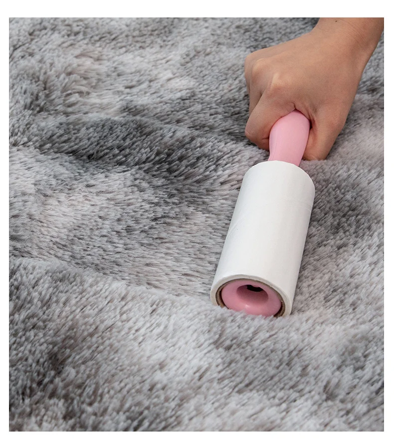 Новые Мягкие Плюшевые коврики радужной расцветки для спальни гостиной