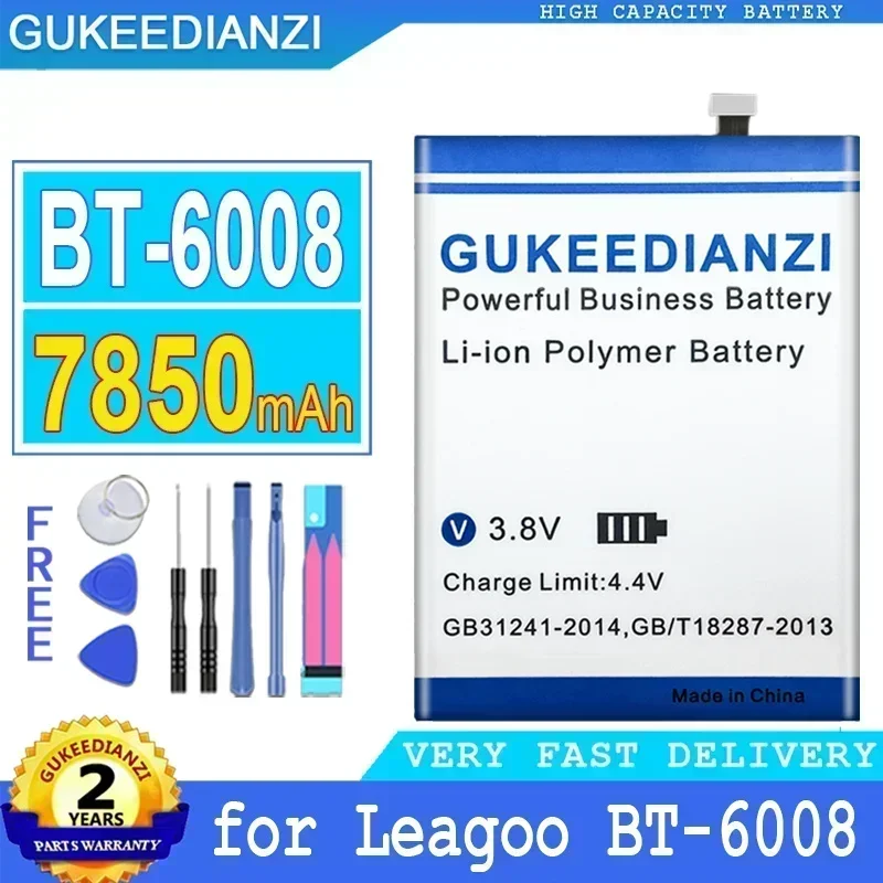 Аккумулятор большой емкости BL7000 7850 мАч для Leagoo BT6008