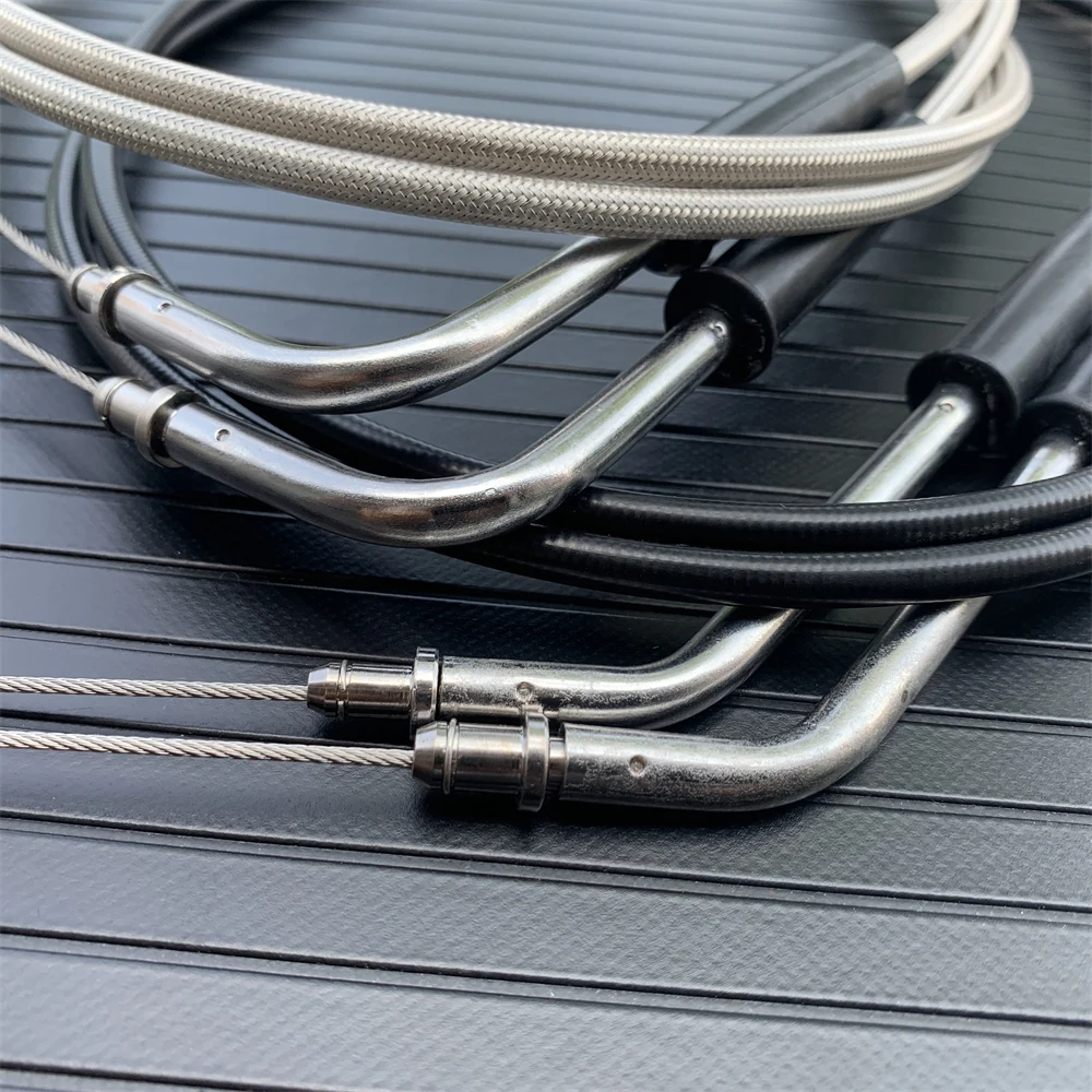 Удлиненный трос дроссельной заслонки для мотоцикла Harley Sportster Iron XL 883 1200 Dyna Softail Fat