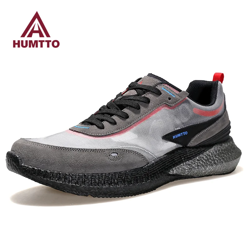 HUMTTO Sneakers for Men 2022 Breathable Jogging Trail Running Shoes Man Sport Luxury Designer Mens Shoes Brand Casual Trainers