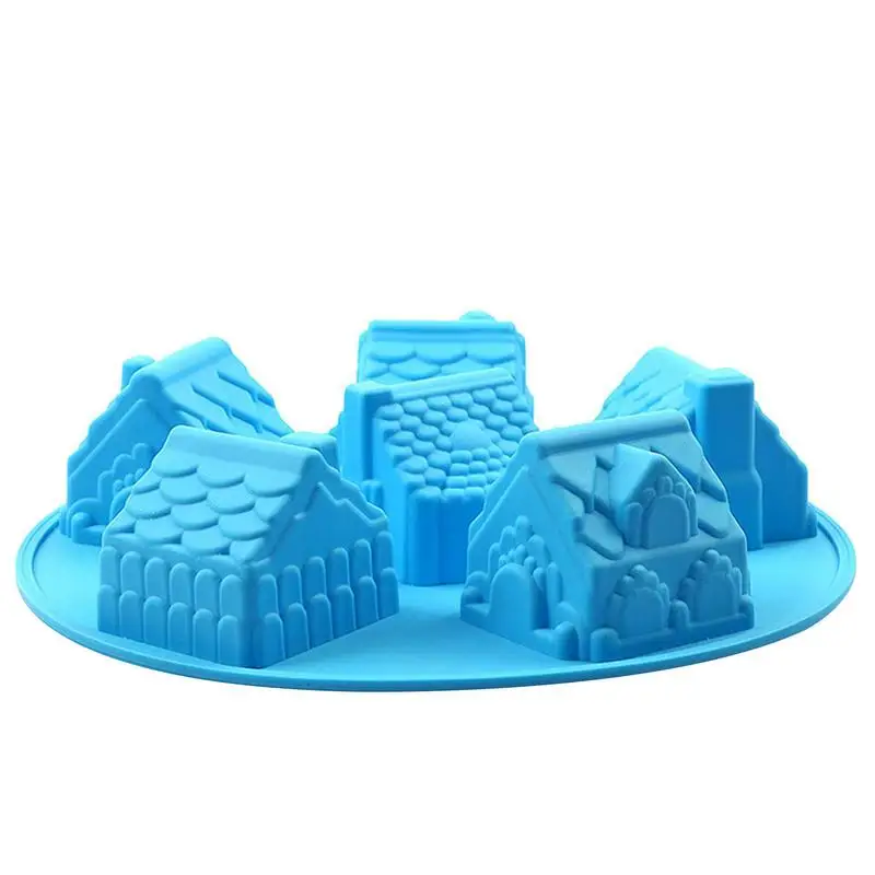 

Силиконовая форма для торта, модель для маленького домика, хлеба, 3D ремесла для рукоделия, формы для мыла ручной работы