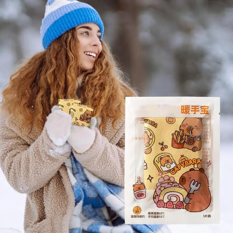 Грелки для рук грелки с милым узором активируемые воздухом упаковки тонких