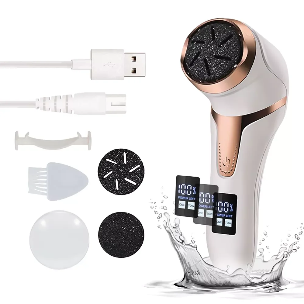 

NEW2023 2 Gear Foot File USB Rechargeable Dead Skin Cuticle Callus Remover Machine Wireless Feet Pedicure Tool Foot Care Tool