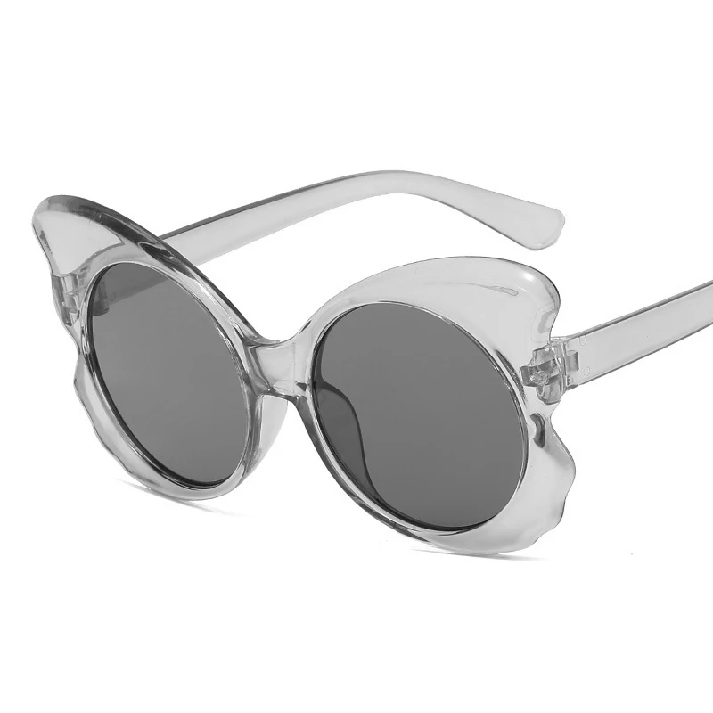 Модные очки с бабочками новых женщин роскошных брендов дизайнеров, огромные панк-леди оправы солнцезащитные очки винтажного стиля с защитой от УФ-лучей UV400 Oculos on.