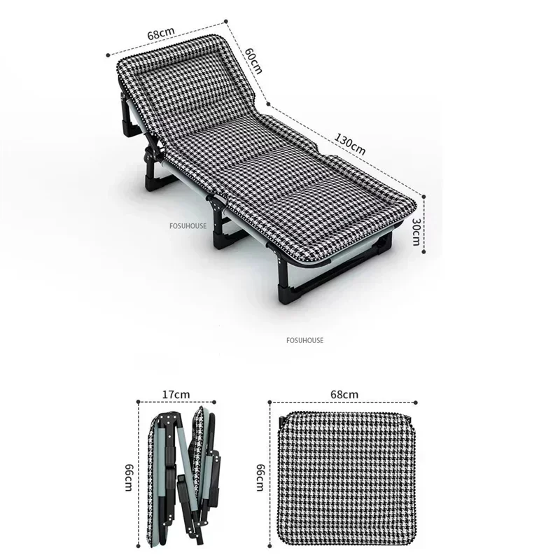 Утолщенный матрас складная кровать удобная офисная для сна кресло отдыха