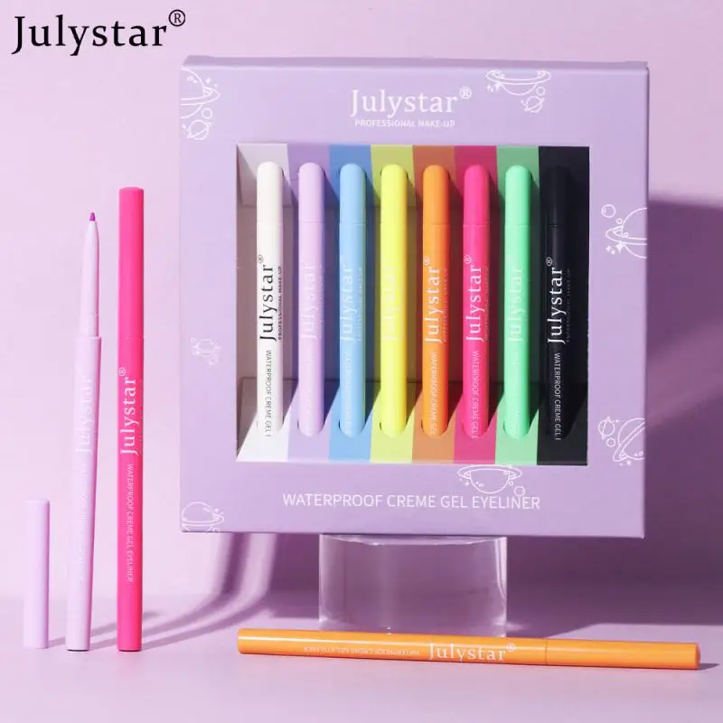 

JULYSTAR Eyeliner Ultra-fine Eye Makeup Fluorescent Eye Liner Waterpoof Sweat-proof Cosmetic Eyeliner Gel Pen Liquid Eyeliner