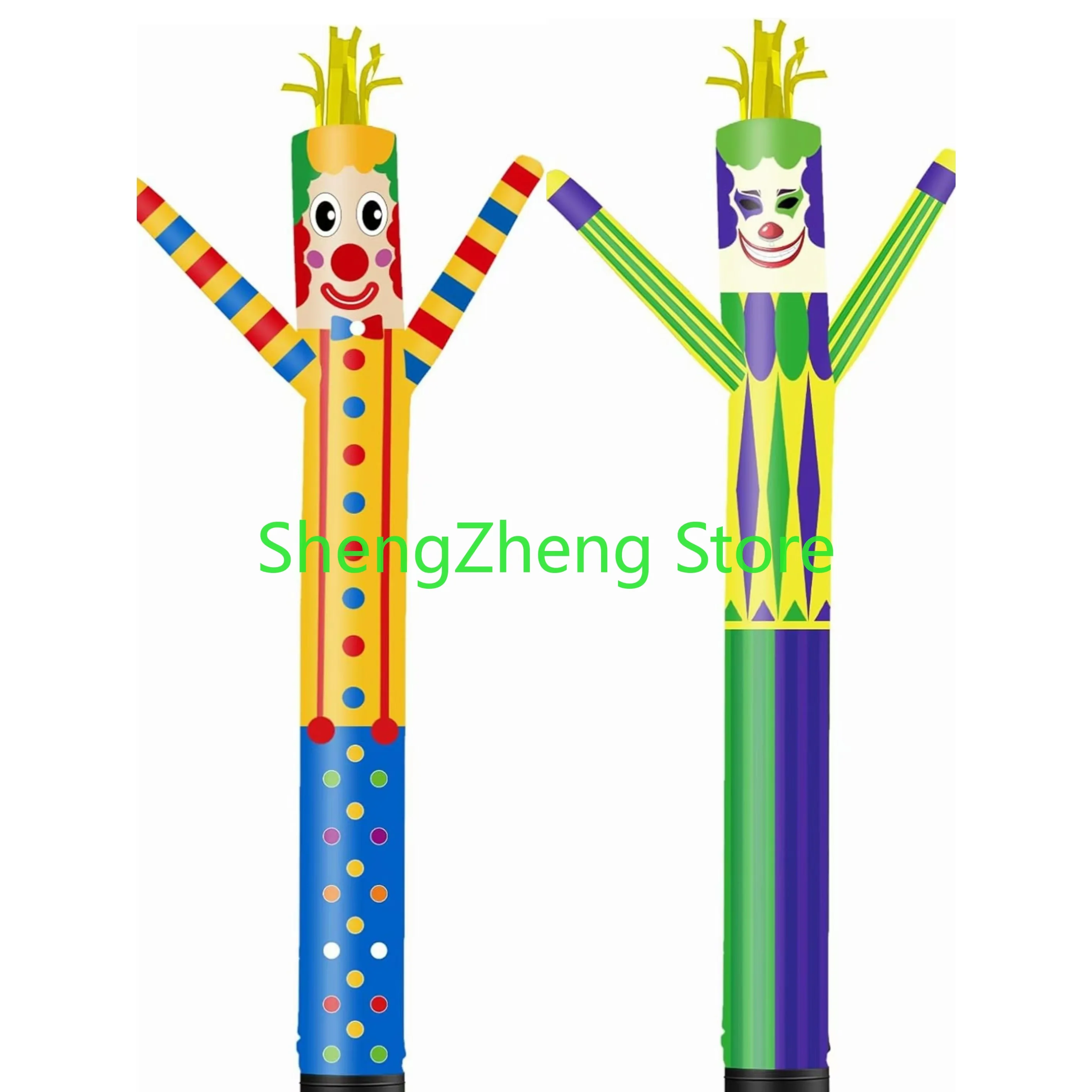 1 шт. высота 20 футов надувная трубка для мужчин Марди Гра шут/клоун дурачный