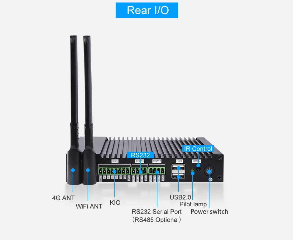 IC-K3399 Процессор Liontron Rockchip RK3399 встроенная разработка промышленного мини-ПК Linux Android