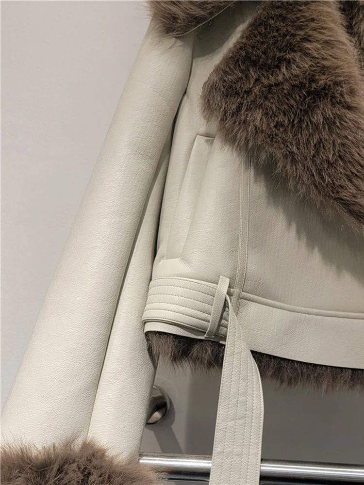 Женская мотоциклетная куртка DEAT с отложным воротником и длинным рукавом из