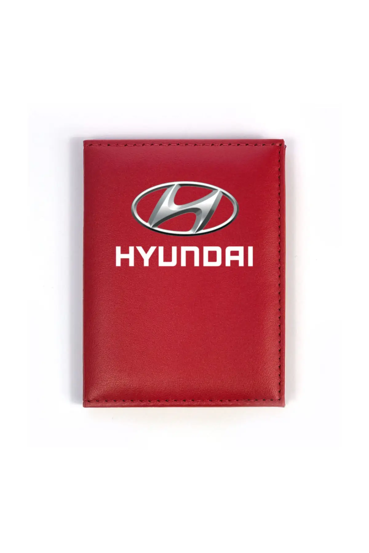 

Hyundai красный контейнер для лицензии унисекс брендовый принт двойной посадки кошелек для карт прочный светильник Элегантный портативный до...